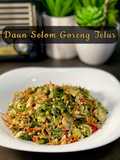 Daun Selom Goreng Telur