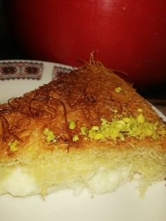 صورة لوصفة الكنافه بالقشطه