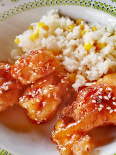 Szezámmagos csirke recept fotója