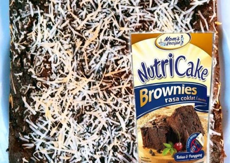 Cara mudah meracik Brownies &#34;Nutricake&#34; Murah dan Mudah yang Lezat Sekali