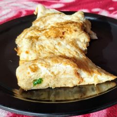A picture of Cheesy Bread Omellete.