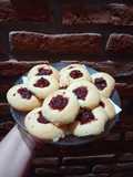 Pepas de dulce de membrillo sin manteca