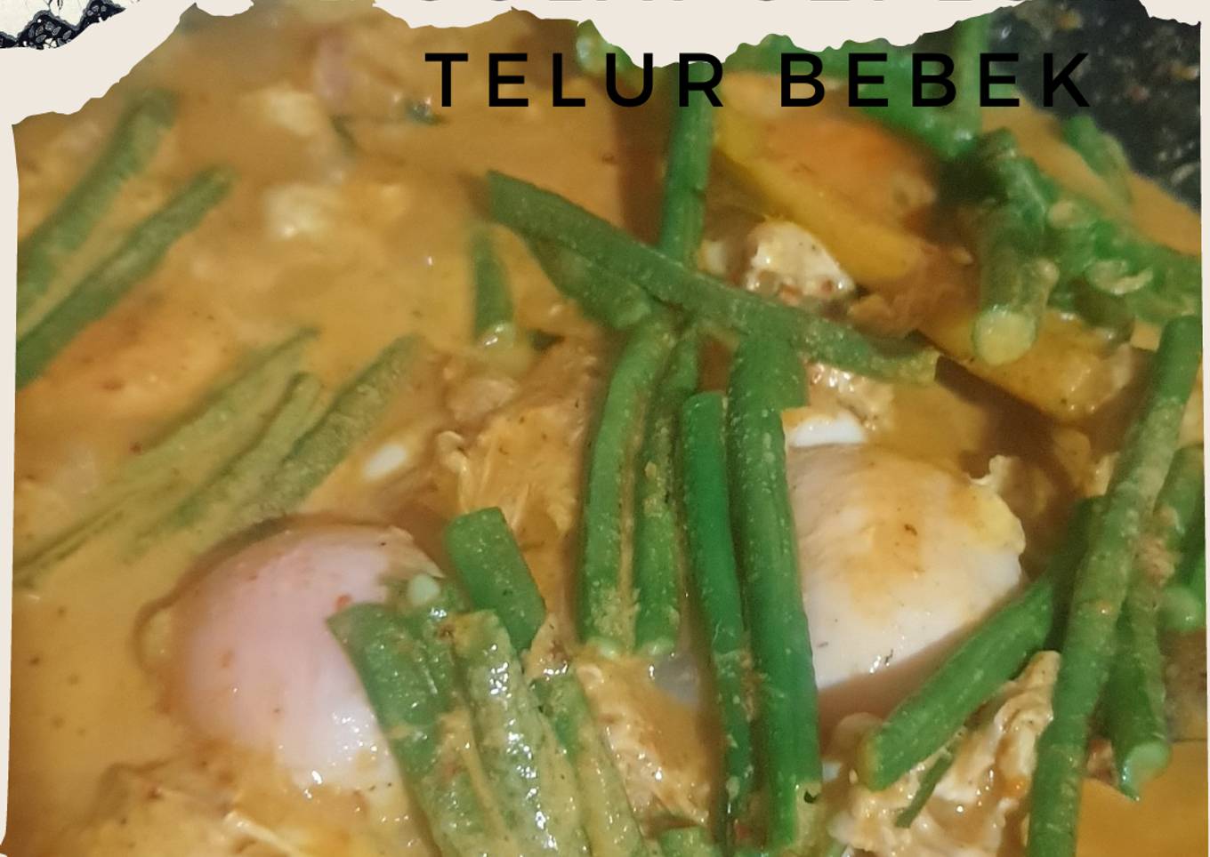 Gulai Ceplok Telur Bebek