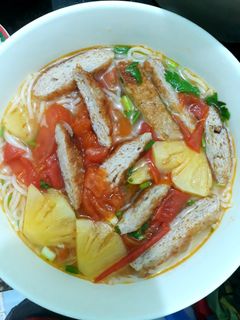 Hình của món Bún chả cá.