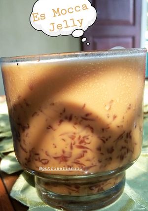 Foto resep Es Mocca Jelly