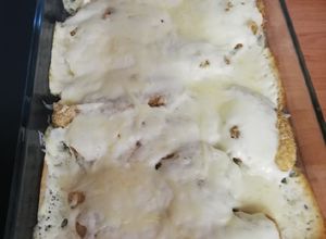 Foto principal de Pechugas de pollo al horno con nata y queso