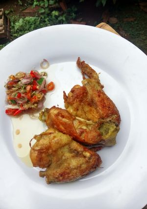 Foto resep Ayam goreng sambal matah