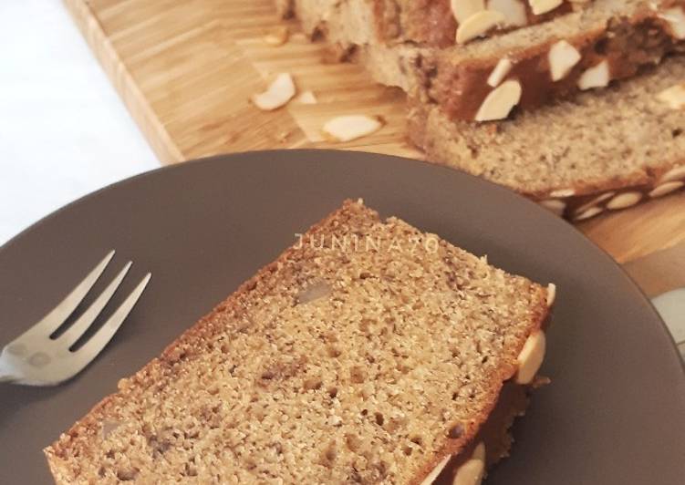 Cara Gampang Membuat Banana Cake with starter yang Bikin Ngiler