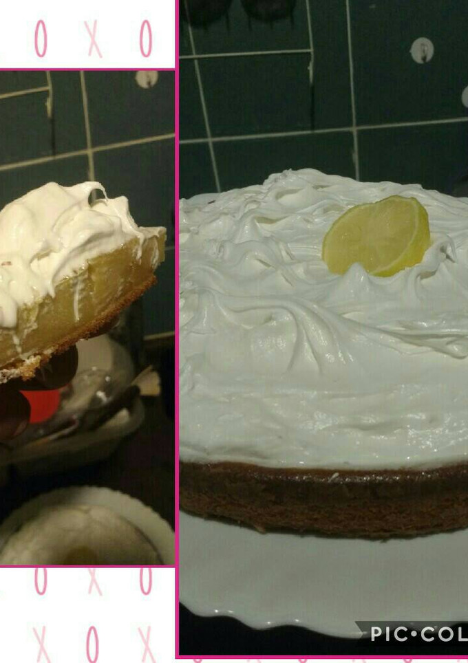 Una foto de Lemon pie diferente muy rico y fácil!