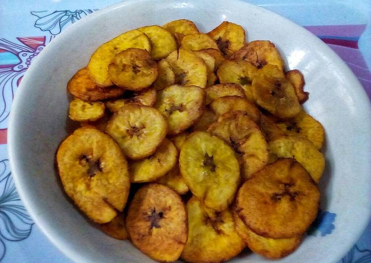 Easiest Way to Prepare Favorite Salted Ginger Flavoured Plantain Chips