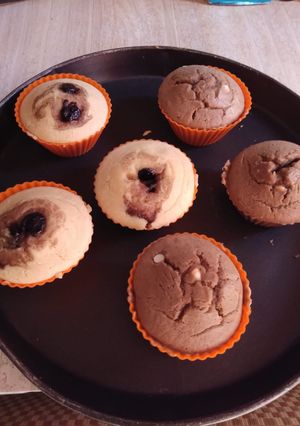 A picture of Vanilla choco Muffins.