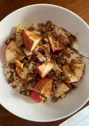 Foto resep Overnight Apple Cinnamon Oatmeal