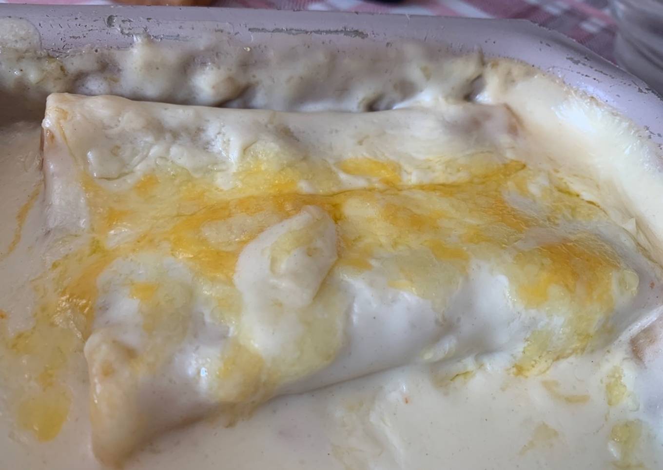 Canelones de carne picada