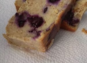 Una foto de Budín de frutos del bosque