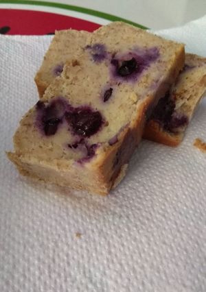 Una foto de Budín de frutos del bosque