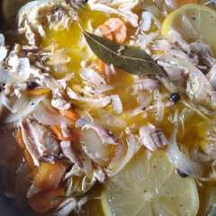 Una foto de Pollo al escabeche