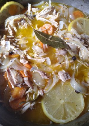 Una foto de Pollo al escabeche