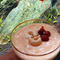 A picture of Mango Shrikhand.