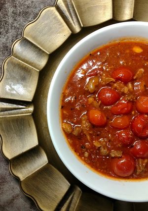 Hình của món Sốt Bò Cà Chua Slow Cook.