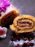 Brazo de gitano relleno de mermelada de fresa