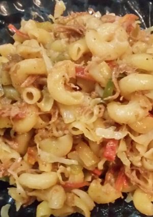 A picture of Mutton fajita macroni.