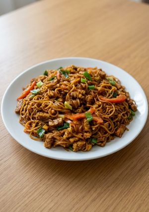 Foto resep Mie Glosor Goreng Tempe