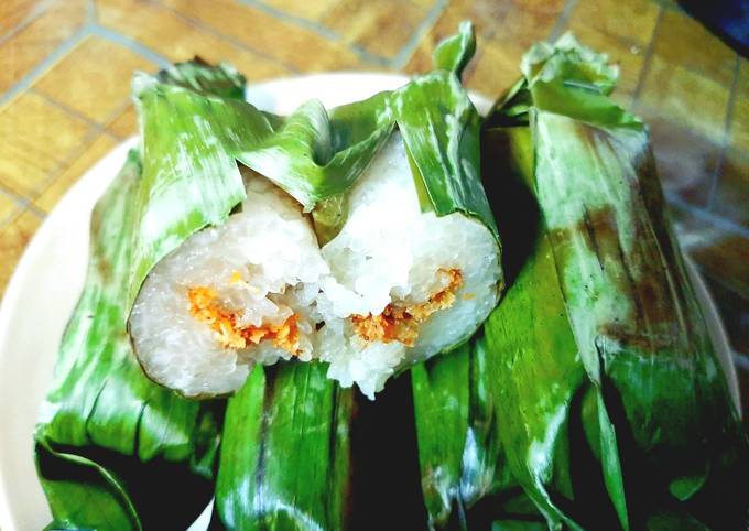 Anti Ribet, Bikin Lemper isi Serundeng Ebi Praktis