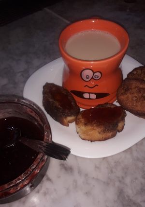 صورة لوصفة سفنج بخبز بايت