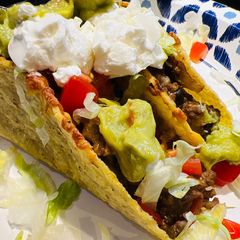 A picture of Baked Black Bean Tacos 🌮.