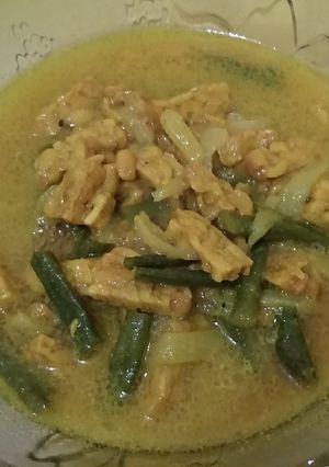 Foto resep Tempe sayur kuah kuning