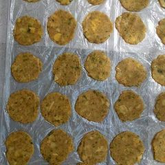 Aloo papad A picture of Aloo papad.