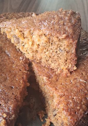 A picture of Orange and Carrot Cake.