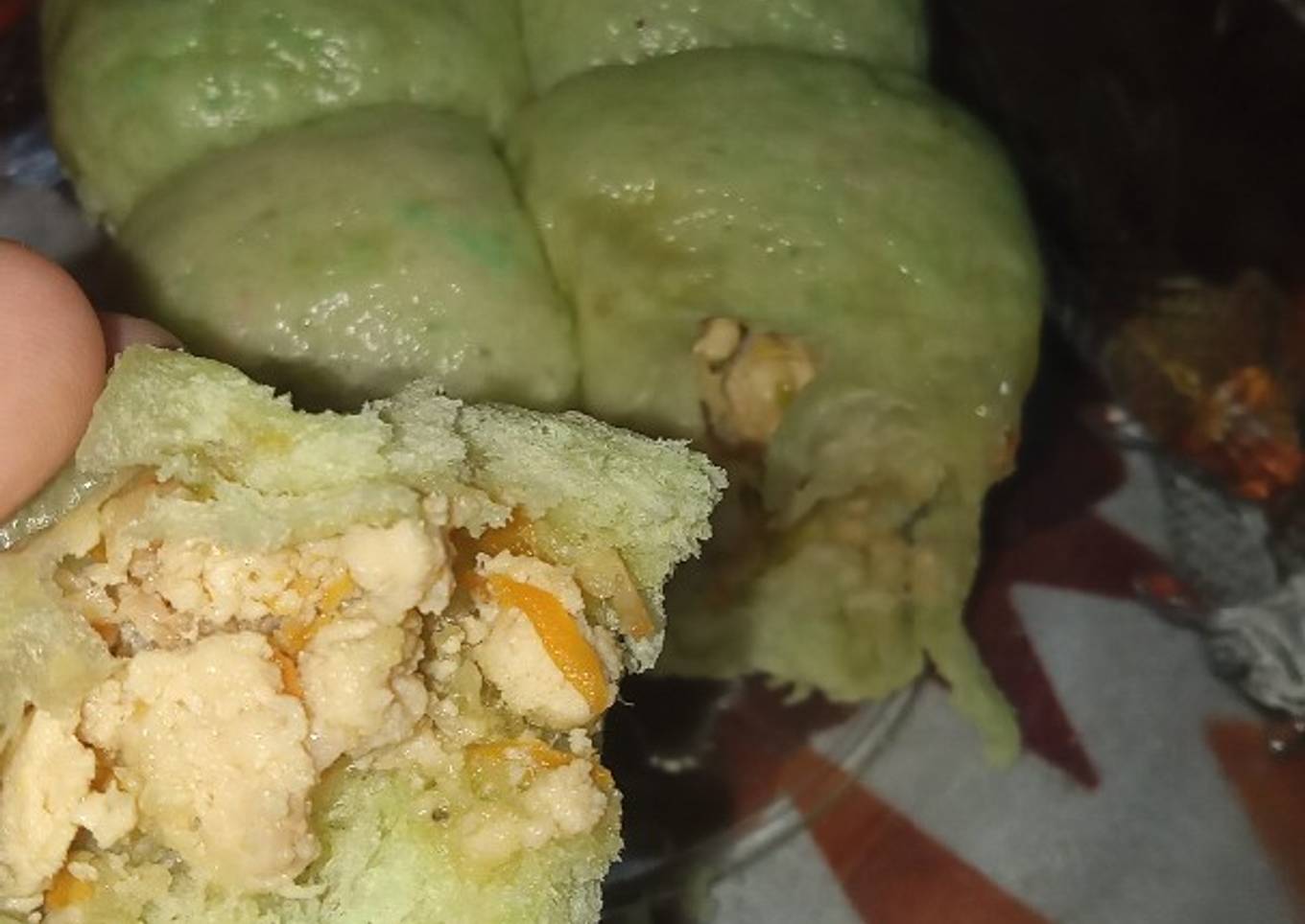 Bakpao sobek isi ayam cincang ekonomis