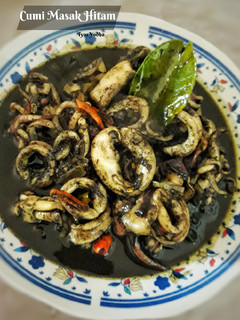 Foto resep Cumi masak hitam