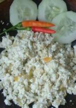 Foto resep Penyetan putih telur