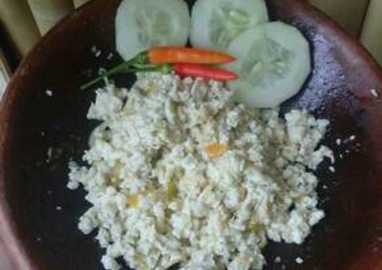 Penyetan putih telur