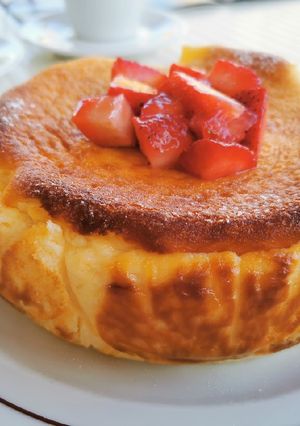 A picture of San Sebastián La Viña Cheesecake.
