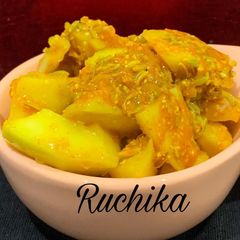 Instant Mango pickle A picture of Instant Mango pickle.