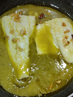 Una foto de Bacalao al Pil Pil