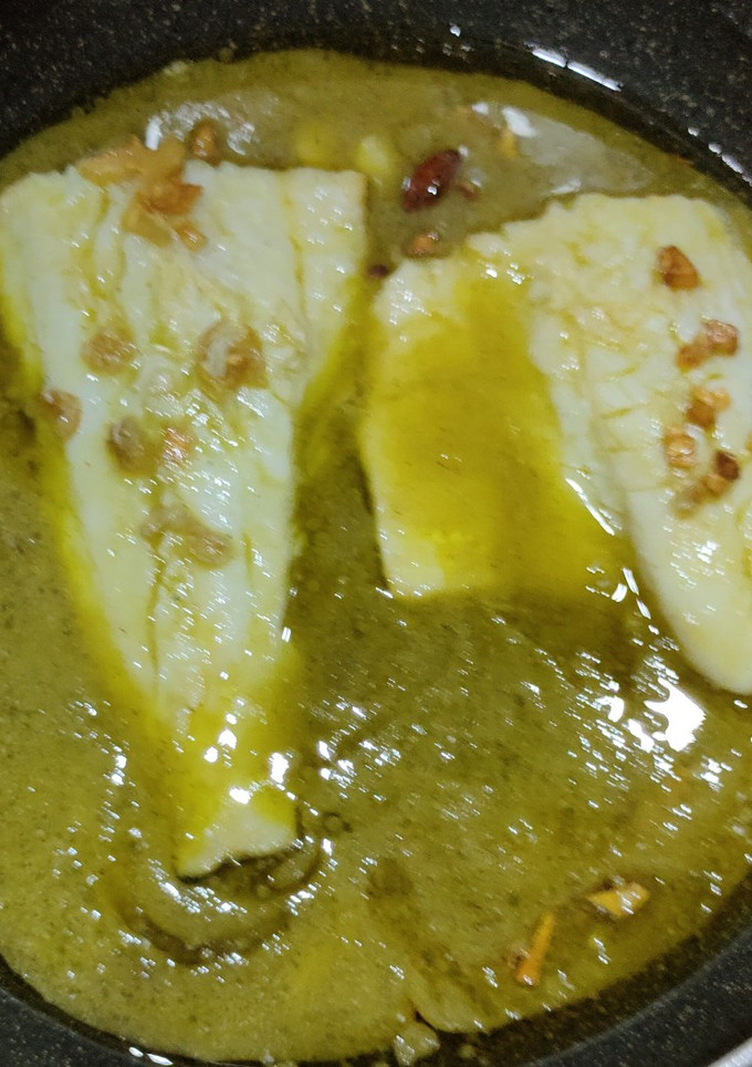 Una foto de Bacalao al Pil Pil