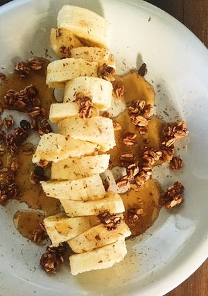 Una foto de Plátano con Sírope (No Bake)