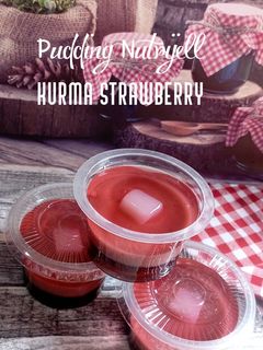 Foto resep Pudding Nutrijell Kurma Strawberry