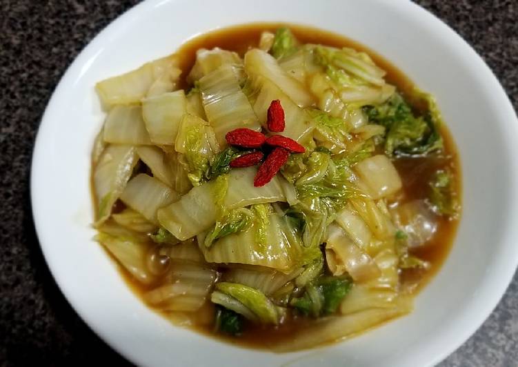 Recipe of Perfect Simple sweet and sour Napa cabbage#mommasrecipes