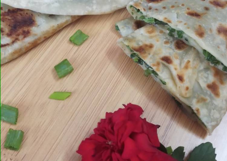 Recipe of Perfect Jingalov hats Armenian herb stuffed flatbread