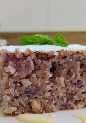 Una foto de Bizcocho de zanahorias moradas
