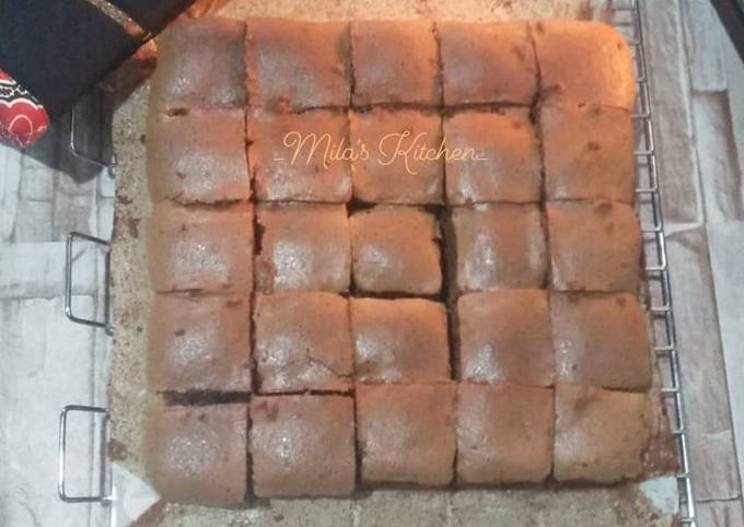 Cake Coklat lembut (4 telur)