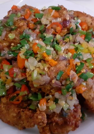 Foto resep Ayam goreng cabe bawang tumis