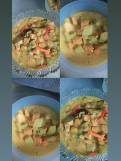Foto resep Sayur lodeh tahu & labu