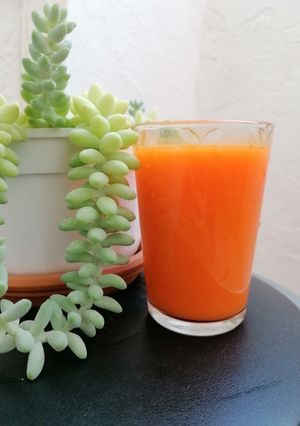 Une photo de Jus carotte citron🍋 🥕