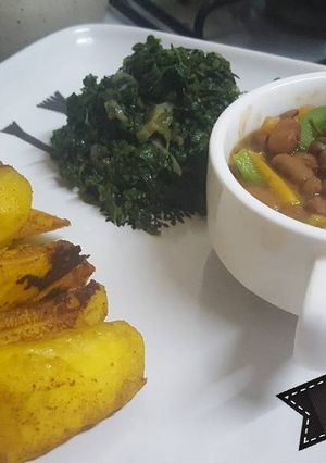 A picture of Simple yummy grilled potatoes recipe.